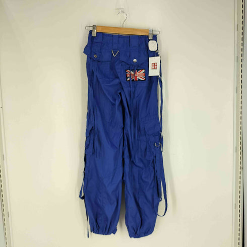 R-LONDON ドローコード ロゴパッチ カーゴパンツ レディース