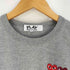 プレイコムデギャルソン PLAY COMME des GARCONS T-SHIRT WITH DOUBLE HEART ダブルハート レディース JPN:L
