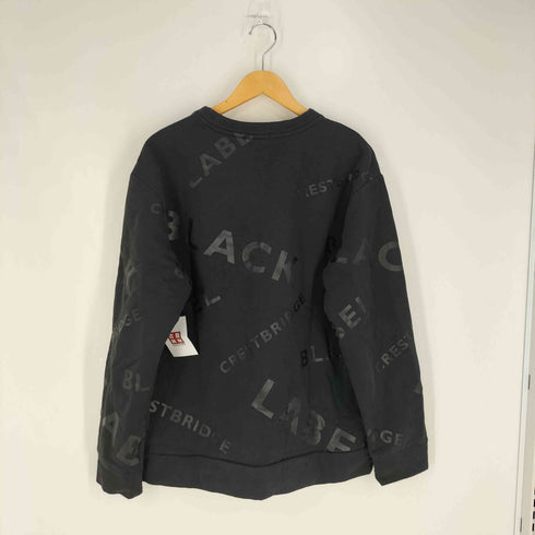 ブラックレーベルクレストブリッジ BLACK LABEL CRESTBRIDGE ロゴプリント クルーネック スウェット メンズ import:L