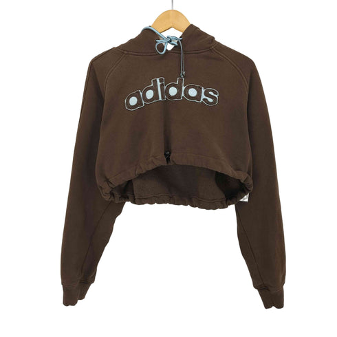 アディダス adidas 00s Y2K リメイク ラグラン クロップドフーディ レディース JPN:M