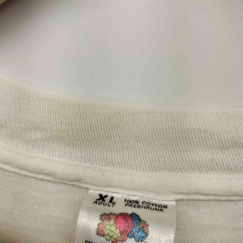 フルーツオブザルーム FRUIT OF THE LOOM 90s USA製 ボート・テキストプリント クルーネックTシャツ メンズ import:XL