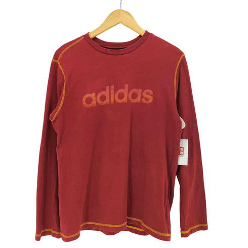 アディダス adidas 00s Y2K ロゴプリント L/S Tシャツ 長袖 レディース JPN:L