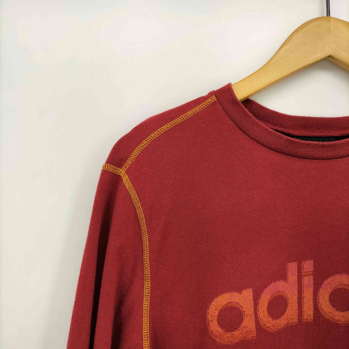 アディダス adidas 00s Y2K ロゴプリント L/S Tシャツ 長袖 レディース JPN:L
