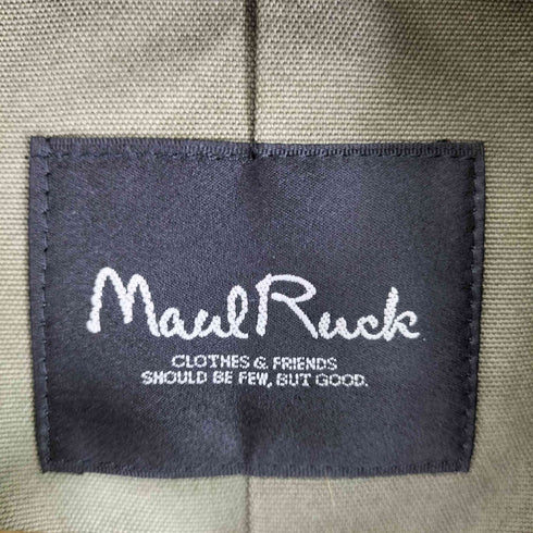 Maul Ruck ウール混 チェック柄 テーラードジャケット メンズ