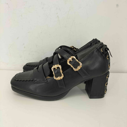 アクシーズ ファム axes femme POETIQUE バックレースアップローファー レディース JPN:S