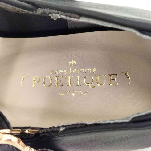 アクシーズ ファム axes femme POETIQUE バックレースアップローファー レディース JPN:S