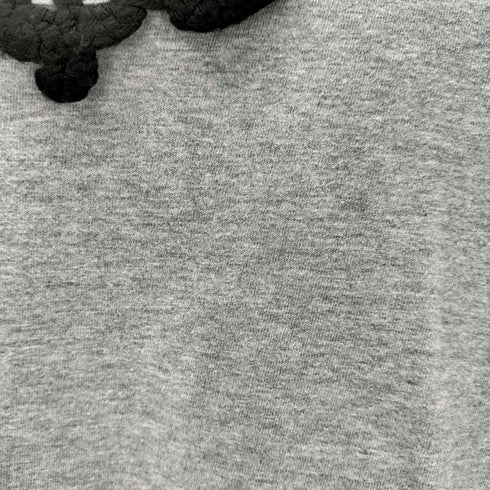 トリココムデギャルソン tricot COMME des GARCONS AD2013 アクリル 刺繍 デザイン ネック Tシャツ レディース JPN:M