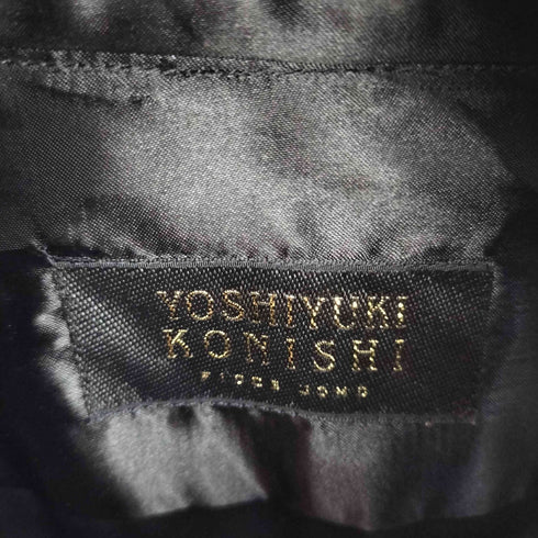 ヨシユキコニシ YOSHIYUKI KONISHI レーヨン ベロアシャツ メンズ