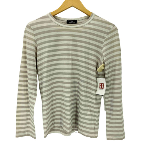 トリココムデギャルソン tricot COMME des GARCONS AD2013 インサイドアウト ネック ボーダー L/S Tシャツ レディース JPN:M