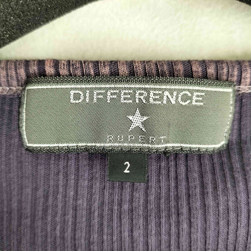 DIFFERENCE RUPERT ヘンリーネック ジップ カットソー メンズ JPN:2