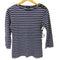 トリココムデギャルソン tricot COMME des GARCONS カレッジボタン 装飾 ボーダー L/S Tシャツ レディース JPN:S