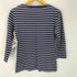 トリココムデギャルソン tricot COMME des GARCONS カレッジボタン 装飾 ボーダー L/S Tシャツ レディース JPN:S