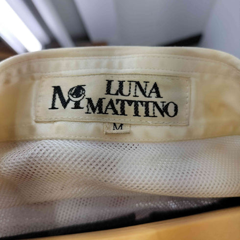 LUNA MATTINO ロゴ刺繍 L/S メッシュシャツ メンズ import:M