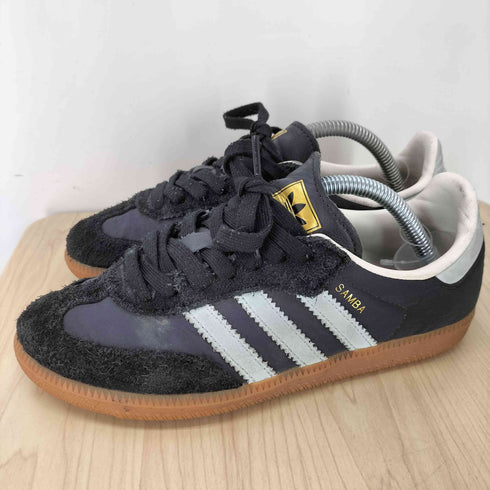 アディダスオリジナルス adidas Originals SAMBA OG W CARBON ALMBLU CWHITE サンバ オージー ローカット スニーカー レディース JPN:23