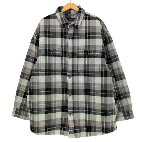 リーバイス Levis BERNAL HEIGHTS FLANNEL OVERSHIRT 中綿 キルティング シャツジャケット メンズ import:L
