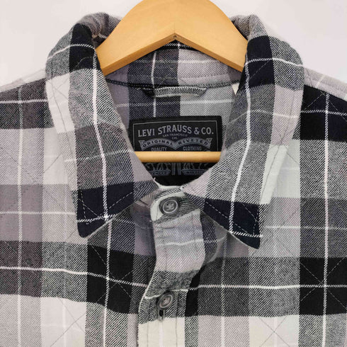 リーバイス Levis BERNAL HEIGHTS FLANNEL OVERSHIRT 中綿 キルティング シャツジャケット メンズ import:L
