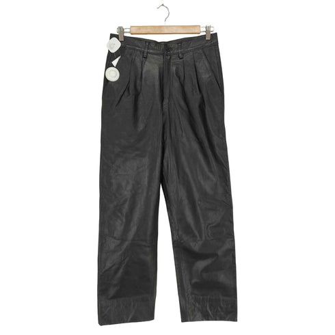 HORN WORKS カウレザー2タックパンツ メンズ 80