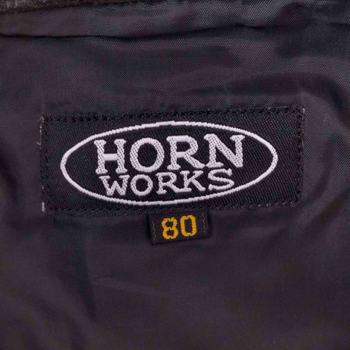 HORN WORKS カウレザー2タックパンツ メンズ 80