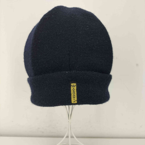 アルマーニジーンズ ARMANI JEANS イタリア製 AJロゴ刺繍 ニット帽 メンズ 2