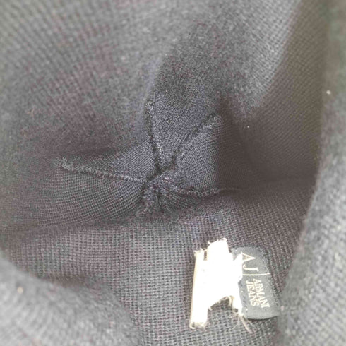 アルマーニジーンズ ARMANI JEANS イタリア製 AJロゴ刺繍 ニット帽 メンズ 2