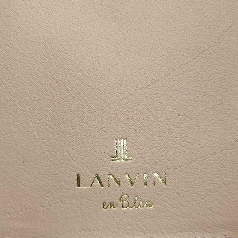 ランバンオンブルー LANVIN en Bleu シャペル 三つ折り財布 レディース