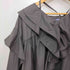 wee9s big collar frill blouse 付け襟ビッグカラーフリルブラウスチュニック レディース FREE
