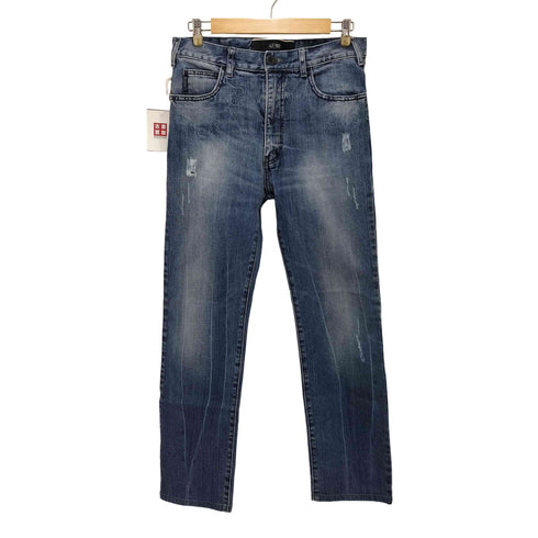 アルマーニジーンズ ARMANI JEANS ダメージ加工 ストレートデニムパンツ Y2K メンズ 31/30