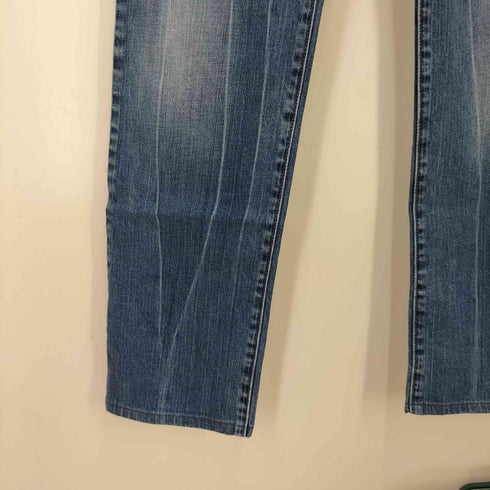 アルマーニジーンズ ARMANI JEANS ダメージ加工 ストレートデニムパンツ Y2K メンズ 31/30