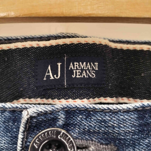 アルマーニジーンズ ARMANI JEANS ダメージ加工 ストレートデニムパンツ Y2K メンズ 31/30