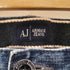 アルマーニジーンズ ARMANI JEANS ダメージ加工 ストレートデニムパンツ Y2K メンズ 31/30