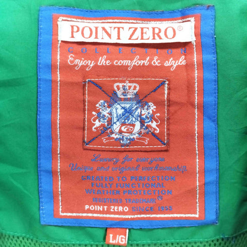 POINT ZERO ジップアップマウンテンパーカー メンズ JPN:L