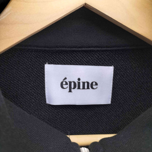 エピヌ epine e´sport line half zip sweat eスポーツ ライン ハーフジップ スウェット レディース