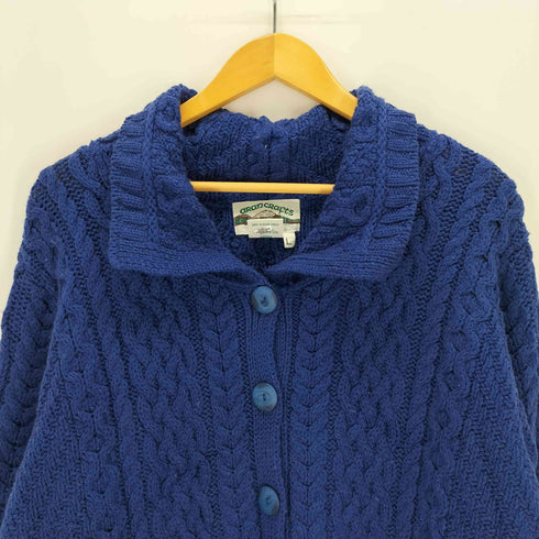 aran crafts フィッシャーマンロングニットカーディガン レディース JPN:L