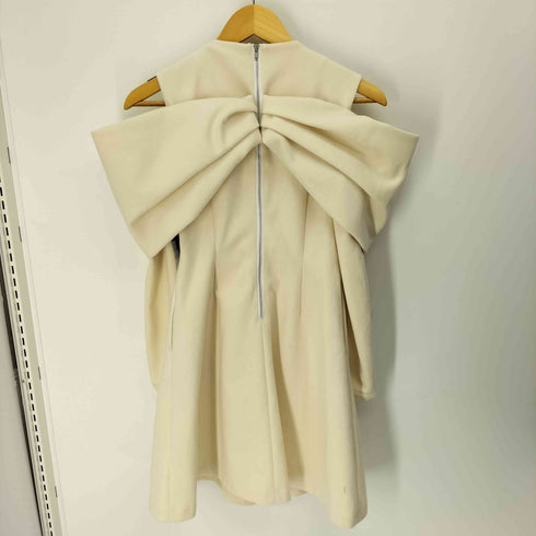 Riu 24AW Ribbon short dress リボン ショートドレス ワンピース レディース FREE