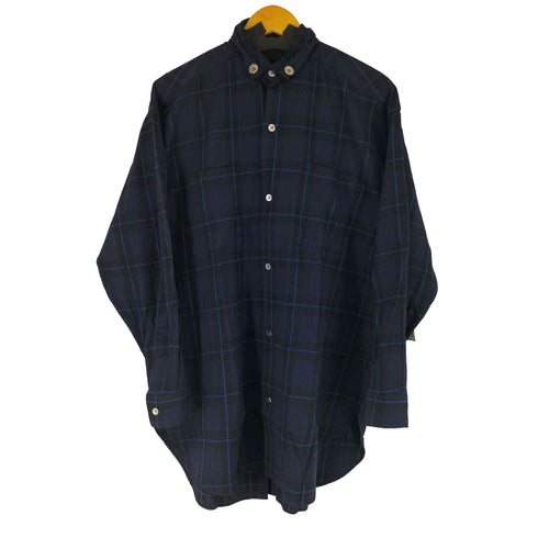 ワイズフォーメン Ys for men 90S 茶タグ ウールチェックシャツ メンズ