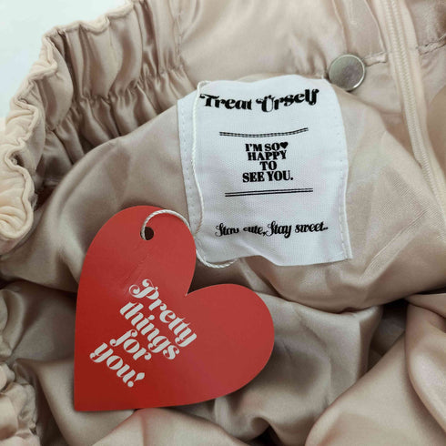 トリートユアセルフ TREAT URSELF フェイクレザー フレア スカート レディース FREE