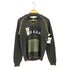 ディーアンドジードルチェアンドガッバーナ D&G DOLCE&GABBANA 00s ラバープリント ウールニット プルオーバーパーカー Y2K メンズ S