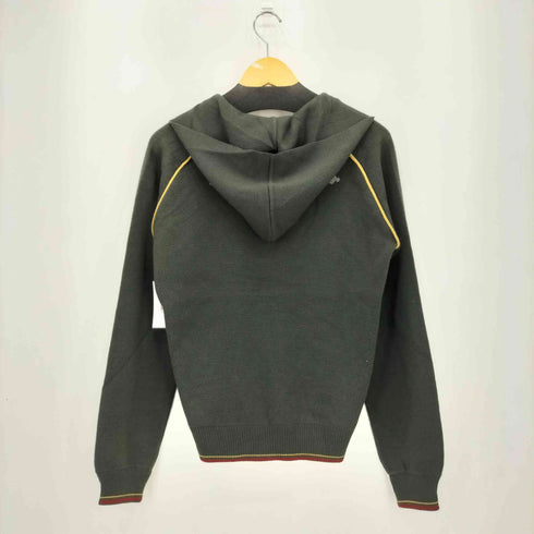 ディーアンドジードルチェアンドガッバーナ D&G DOLCE&GABBANA 00s ラバープリント ウールニット プルオーバーパーカー Y2K メンズ S