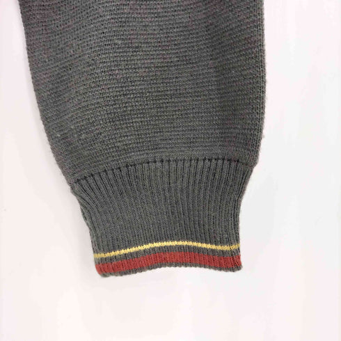 ディーアンドジードルチェアンドガッバーナ D&G DOLCE&GABBANA 00s ラバープリント ウールニット プルオーバーパーカー Y2K メンズ S