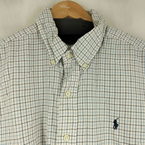 ラルフローレン RALPH LAUREN CLASSIC FIT スモールポニー刺繍 L/S BD チェックシャツ メンズ JPN:XL