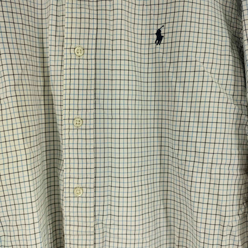 ラルフローレン RALPH LAUREN CLASSIC FIT スモールポニー刺繍 L/S BD チェックシャツ メンズ JPN:XL