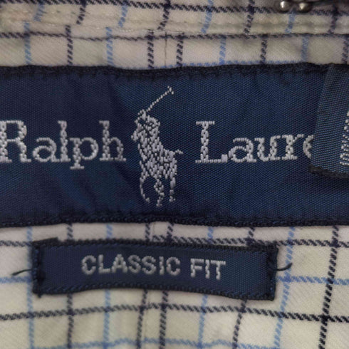 ラルフローレン RALPH LAUREN CLASSIC FIT スモールポニー刺繍 L/S BD チェックシャツ メンズ JPN:XL