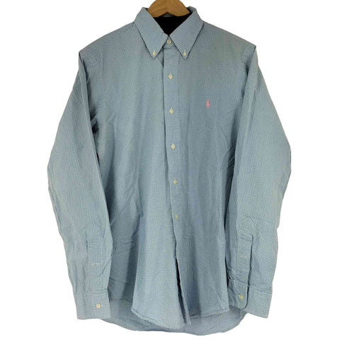 ラルフローレン RALPH LAUREN CUSTOM FIT L/S BD チェックシャツ メンズ JPN:M