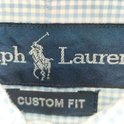 ラルフローレン RALPH LAUREN CUSTOM FIT L/S BD チェックシャツ メンズ JPN:M