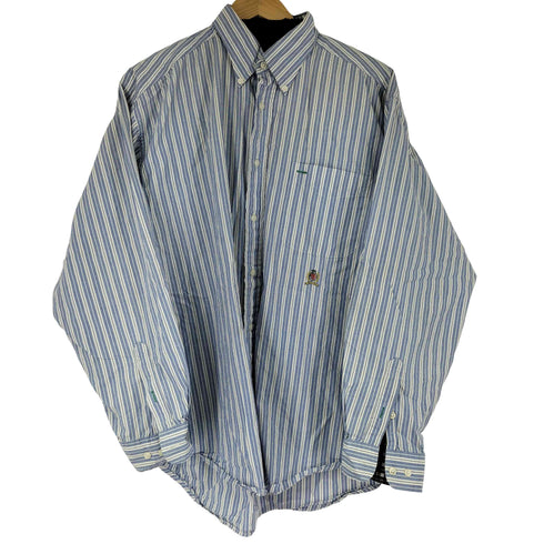トミーヒルフィガー TOMMY HILFIGER 90S L/S BD ストライプシャツ メンズ JPN:L