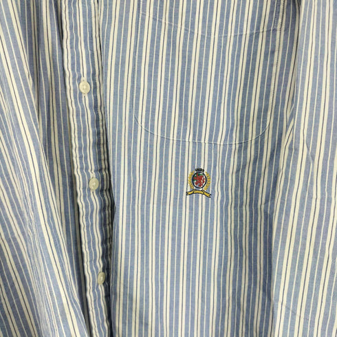 トミーヒルフィガー TOMMY HILFIGER 90S L/S BD ストライプシャツ メンズ JPN:L