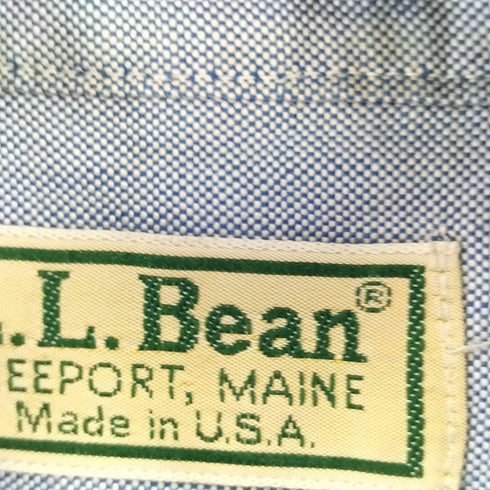 エルエルビーン L.L.Bean 80S MADE IN USA L/S BD シャツ メンズ 17 1/2