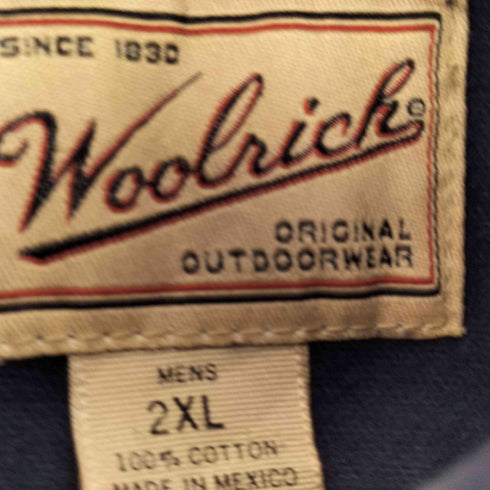 ウールリッチ WOOLRICH フラップポケット L/S シャツ メンズ 2XL