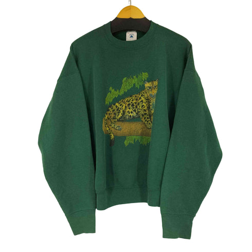 デルタ DELTA MADE IN USA ヒョウプリント スウェット メンズ JPN:XL