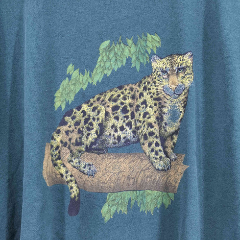 デルタ DELTA MADE IN USA ヒョウプリント スウェット メンズ JPN:XL
